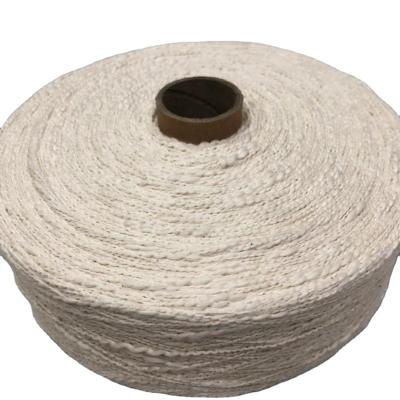 China Factory Sale 2.6nm Sustainable 100% Cotton Big Belly Threads Fancy Yarn For Knitting for sale