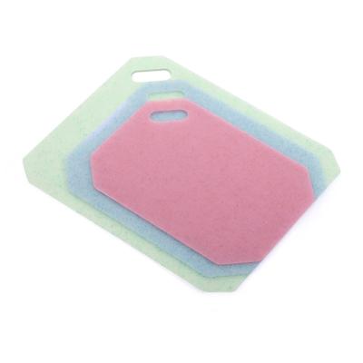 China Non Slip Sustainable Transparent Bendable Plastic Chopper Plastic Cutting Board for sale