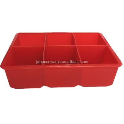 China Viable Silicone Blocks Jumbo Ice Tray Ice Mold for sale