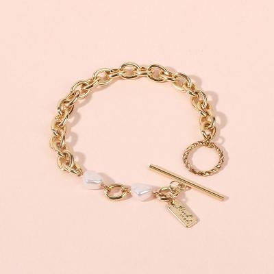 China New Fashion Comfort Fit Custom Logo Style Chain Semicircle Charms Bracelet with Ring and Rope Bead Bracelet Anklet for Women for sale