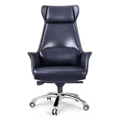 China Office Chair Best Boss Recliner High Chair Luxury Leather Executive Office Chair Swivel Executive Office Back Chair for sale