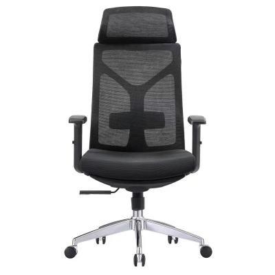 China Foshan Luxury Factory Wholesale Office 615-3A Office Revolving Chair With Headrest for sale