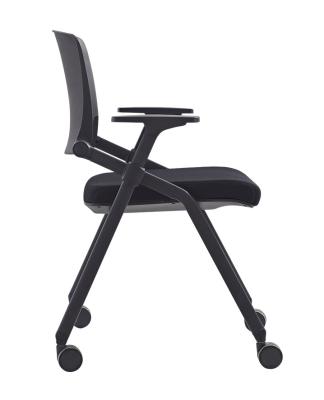 China Executive Chair Customized Training Chair Student Training Chair Foldable Caster Nylon + Fiberglass Training Chair for sale