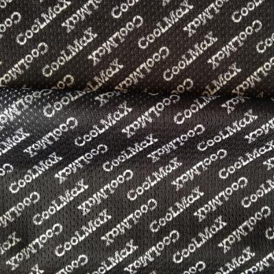 China Anti Bacterial 50% Coolmax 50% Polyester Knitting Shrink-Resistant Customized Printing Dry Fit Sports Fabric for sale