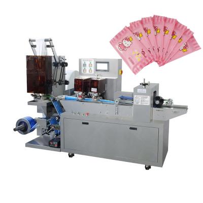 China Small Package Aviation Wet Wet Delicatessen Food Cloths Hotel Meal Package Silk Cloths Wet Packaging Machine for sale