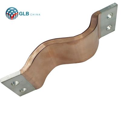 China C11000 Copper Bridge grounding Electrical Ground Customization Laminated Copper Flexibles for sale