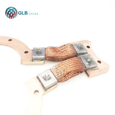 China Wholesale C11000 Copper Busbar Factory Price Flexible Flat Copper Braid With Soldered Ends for sale