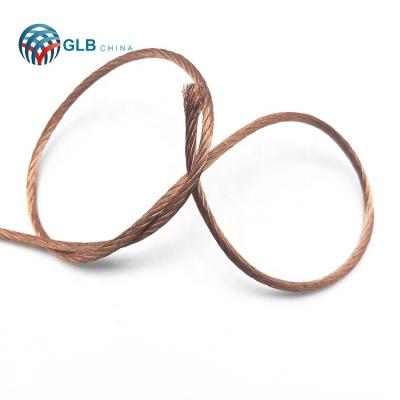 China Underground Wholesale Underground AWG / SWG Flexible Standard Copper Braided Cord for sale