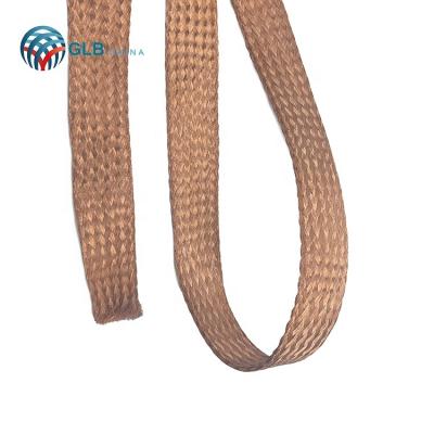 China C11000 Underground Flexible Copper Busbar Producer Tinned Copper Braid Shield for sale