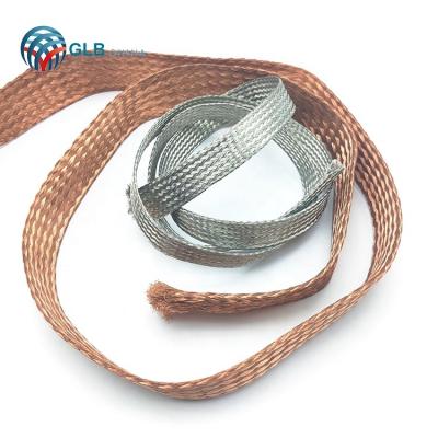 China High Quality Power High Conductivity Electrical Ground Copper Braided Tapes for sale