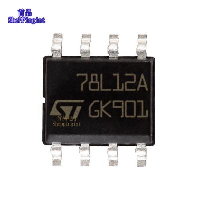 China Contact Customer Service Linear Voltage Regulator (LDO) L78L12ACD13TR Vin=35V Vout=12V 100mA 42dB@ (120Hz) SOP-8 for sale