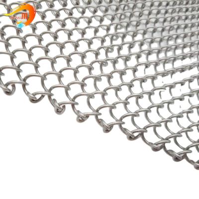 China Decorative Wire Mesh Decorative Architectural Chain Link Colored Mesh Curtain for sale