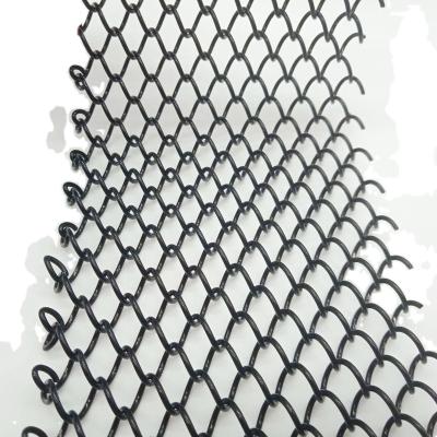 China Easily Assembled Decorative Aluminum Wire Mesh Curtains Used in Silver Color for Energy Saving for sale