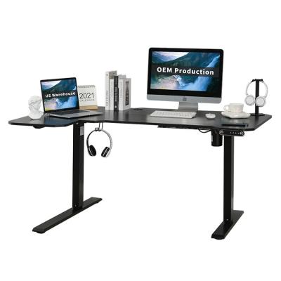 China Best Hotsell Ergonomic Factory (Height) Ergonomic PC Laptop PC Building Metal Gaming Desk Ergonomic Office Lift for sale