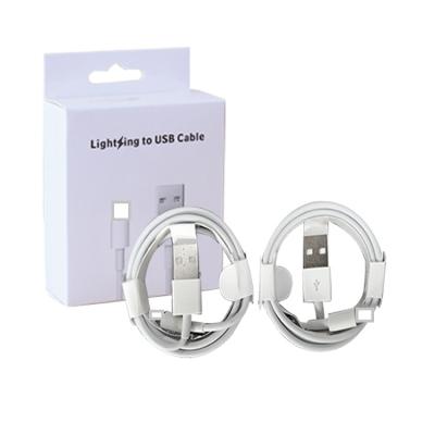 China For iphone 7 wholesale data usb cable fast charging adapter 1:1 1m 3ft cable for iphone charger for sale