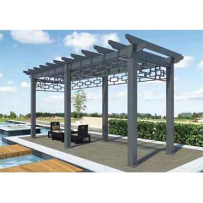 China Easily Assembled 2-20% Discount Modern Garden Building Aluminum Retractable Hot Tub Gazebos Canopy Pergola For Sale for sale