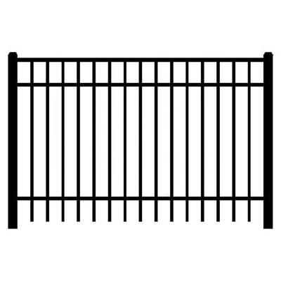 China Cheap Simple Fence Easily Assembled Iron Steel Barrier For Wholesale for sale