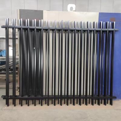 China Hot Sale Zinc Easily Assembled Steel Fence Galvanized Stainless Steel Goat Metal Fence Panels Post Garden Fence Supplies Designs for sale