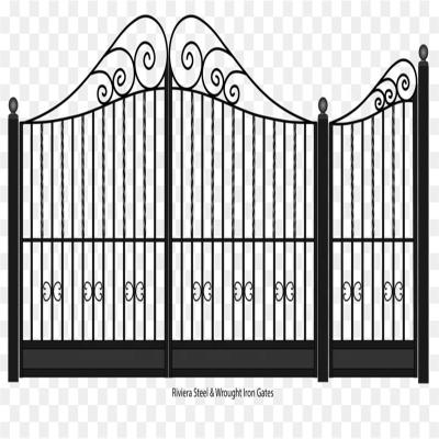 China New design easily compiled with good price of factory modern wrought iron gate wrought iron gate used wrought iron gate for sale for sale