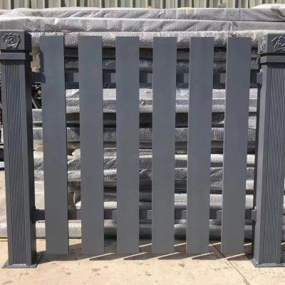 China Easily Assembled Powder Coated Aluminum Privacy Palisade Fence Panels For Garden Farm Fencing With Factory Wholesale Price for sale