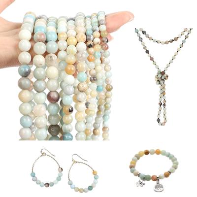 China Unisex Pearl Bracelet Natural Stone Beads Jewelry Accessories Diy Natural Pearl Ball Semi-finished Beads For Bracelet Making for sale