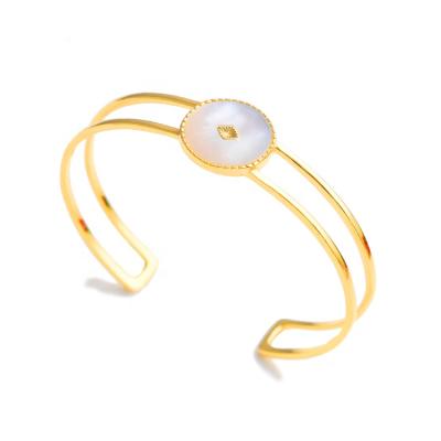 China New Fashionable and Creative Unique Shell Diamond Star Ring Jewelry Bracelet for sale