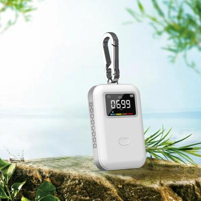 China Mini Hotel Indoor Air Detection Automatic CO2 Detector W53*D18*H80mm Calibration 900mah Detector for sale