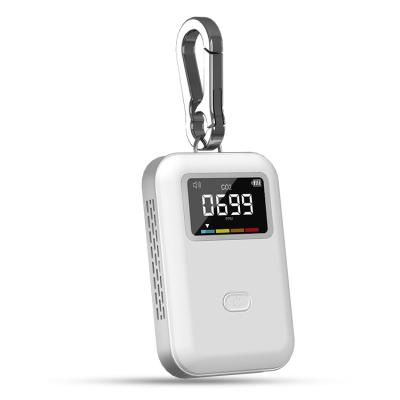 China Mini Lightweight 900 Mah Wall-Mounted Lcd Air Quality Index CO2 Detector For Desktop W53*D18*H80mm for sale