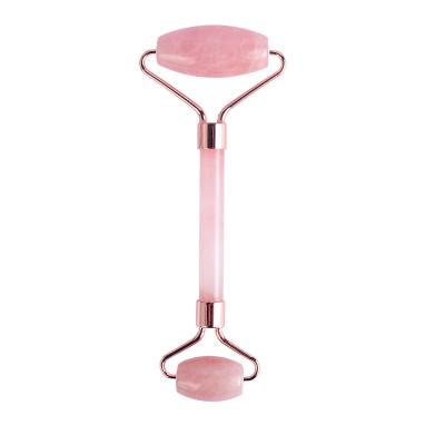 China High quality home rose quartz jade roller for facial massage for sale