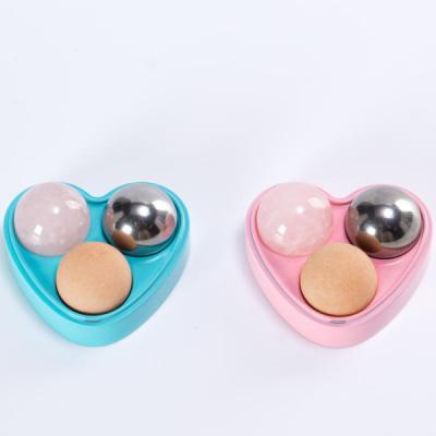 China Massage and Oil Absorbing Reusable Summer Hot Volcanic Oil Balls Skin Care Absorbing Ball Tray for sale