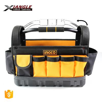 China Durable Waterproof PVC Electrician's Tool Bag Open Wheels Tool Packing Durable Waterproof Plastic Low Bottom Tool Bag for sale