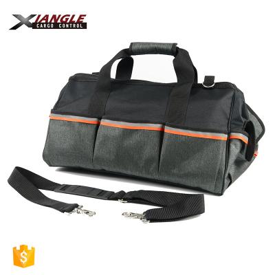 China Durable Multi Hand Long Nylon Electrician's Tools Large Capacity Canvas Polyester Telecom Tool Bag Portable Leather Set for sale