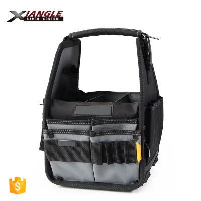 China Heavy Duty Pocket Telecom Large Capacity Sholdor Wrench Waterproof Heavy Duty Electrician With Shoulder Belt Toolbox Oxford Tool Bag for sale