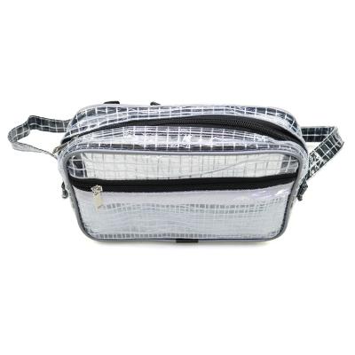 China Multifuction Bartender Bags High Quality Waterproof ESD Clear PVC Grid Backpack For Engineer Clean Room for sale