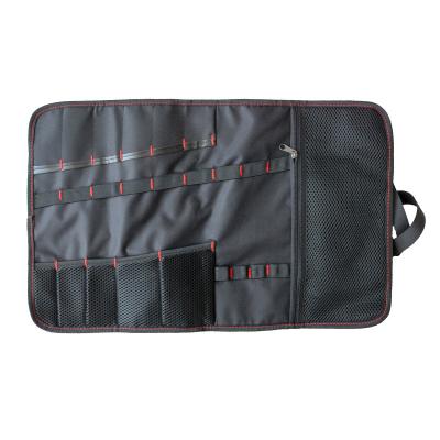 China Durable Portable Rolling Bags Waxed Hardware Oxford Head Car Trolley Tool Bag Big Rolling Up Tool Bag for sale