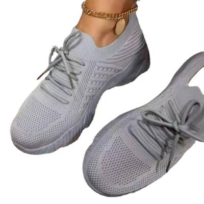 China CUSHIONING Autumn New Feizhi Women's Shoes Spring And Air Cushion Bottom Large Size Mesh Breathable Casual Women's Shoes for sale