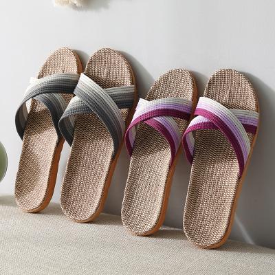 China CUSHIONING Customized Indoor Wooden Floor Sandals Ladies Non-Slip Slippers for sale