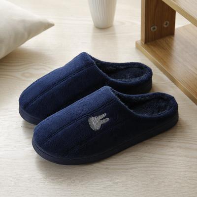 China CUSHIONING Ladies Slippers Plush Furry Winter Home Shoes Fashion Outdoor Slides Women Warm Fur Slippers for sale