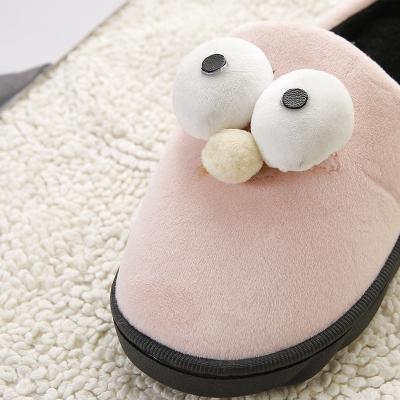 China CUSHIONING cheap and hot-selling soft winter non-slip shoes and warm indoor house slippers cotton fleece coral house slippers for sale