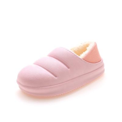 China CUSHIONING warm shoes women new winter slippers waterproof non-slip women sandals cotton slips fur slippers for sale