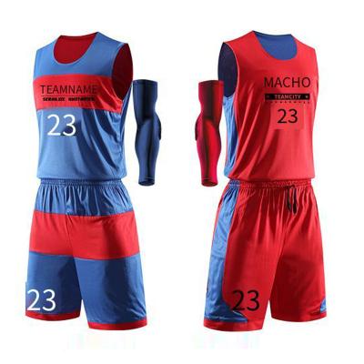 China Customized Sweat-Wicking Men's Competition Team Uniforms Personality Trendy Sports Vest Training Uniforms Wear Basketball Uniforms for sale