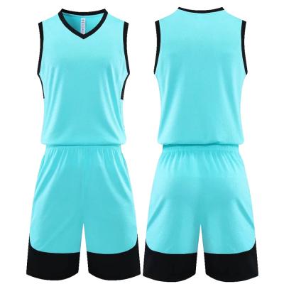 China antibacterial custom design printing basketball wear shorts uniform set men women training sublimation sportswear students dress tank tops for sale