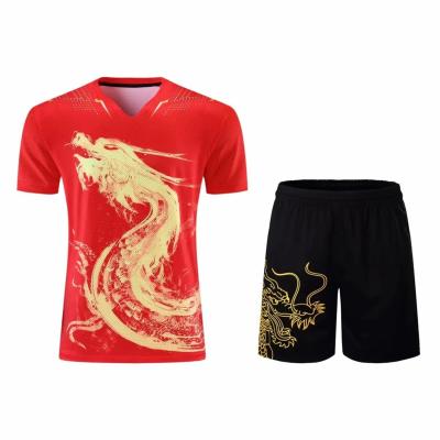 China 2021 New Style Kids Badminton Ping Pong Sets Children Juvenile Women Men Competition Match Suit Breathable Quick Dry Tank Top for sale