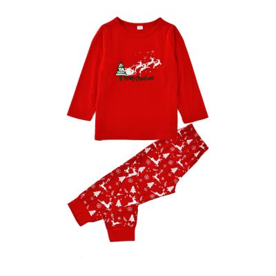 China Christmas Pajamas Family Suit Long Sleeve Pajamas Cotton Mens Baby Boy Girl Women QUICK DRY Sleepwear New for sale