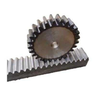 China New Straight Tooth Helical Milling Steel Factory Hotels Transmission Gear Rack for sale