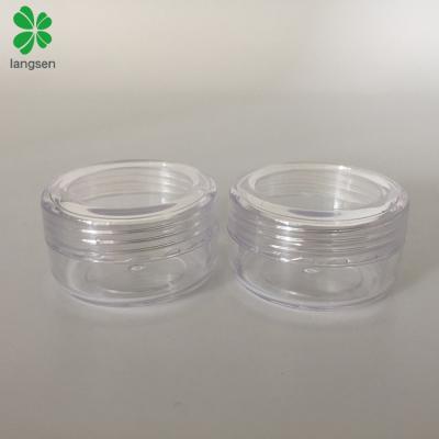 China Round 10g/10ml Eco-Friendly Round 10g/10ml Cosmetic Plastic Jar Cosmetic Jar For Creams,Cosmetics Sample Dispenser Jars for sale