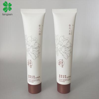 China 70g / 75g Plastic Soft Squeezable Packaging Tube For Cosmetic Cream Customizing 70g / 75g Plastic Soft Squeezable Packaging Tube For Cosmetic Cream, Lotion, Soft Tube Container With Print for sale