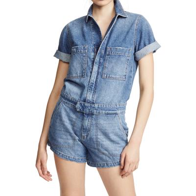 China High Quality Breathable Comfy Denim Overalls Women Pants Overall Jeans Wholesale for sale