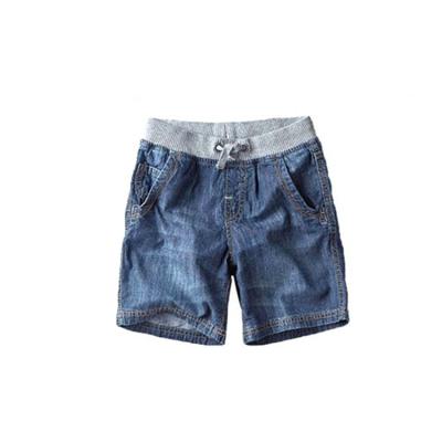 China Color Fade Proof Summer Style Fashion Children Clothing Boys Jeans New Shorts Casual Kids Elastic Denim for sale