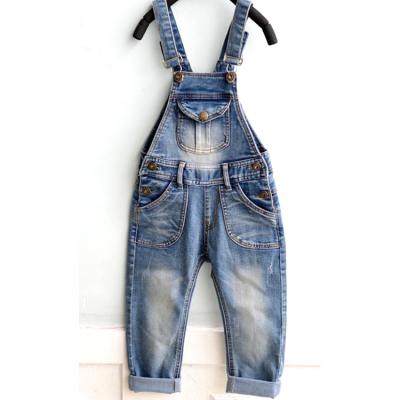 China New Fashion Toddler Girls Jeans Overalls Winter Kids Overalls Breathable Children Jeans for sale